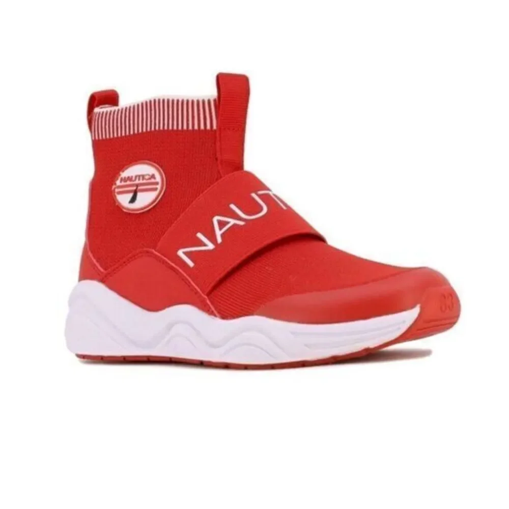Nautica Toddlers High-Top Sock Slip-On Sneaker Size 5 NEW # GS